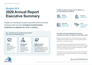 norgine laboratoire pharmaceutique europe rapport annuel
